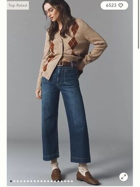 Maeve The Colette 32 Jeans Denim cropped cool stretch comfy chic